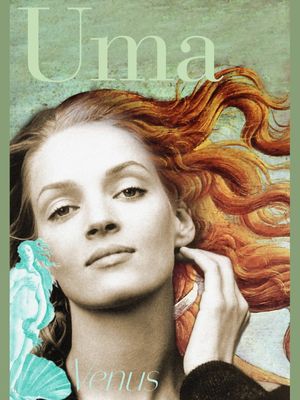 UMA THURMAN / VÊNUS - RETRATO COLAGEM