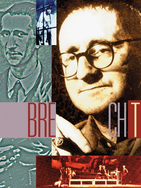 BERTOLD BRECHT - RETRATO COLAGEM SÉRIE ESCRITORES