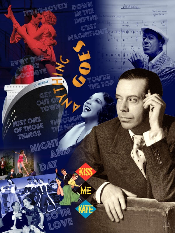 COLE PORTER - RETRATO COLAGEM