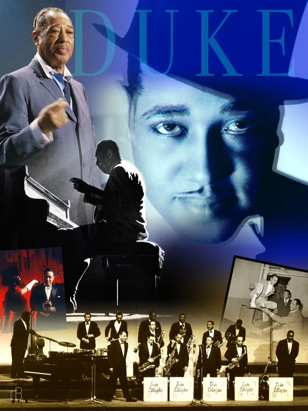DUKE ELLINGTON - RETRATO COLAGEM