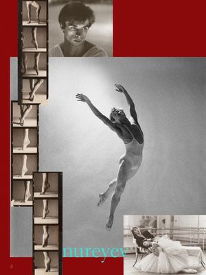 RUDOLF NUREYEV - RETRATO COLAGEM