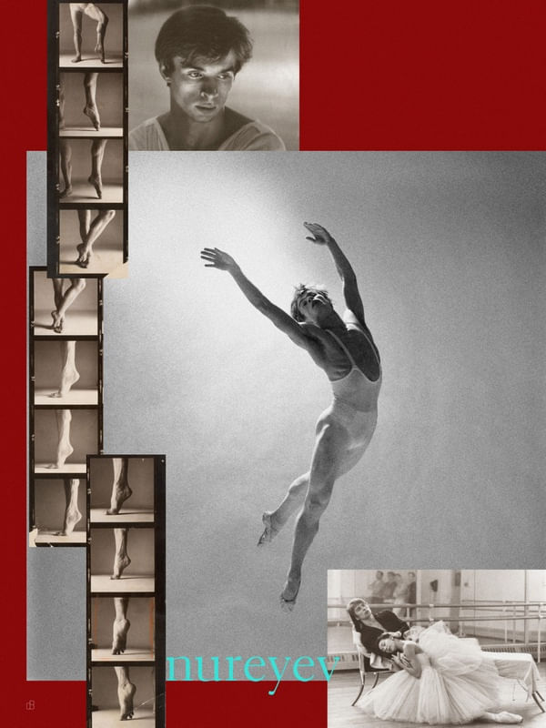 RUDOLF NUREYEV - RETRATO COLAGEM