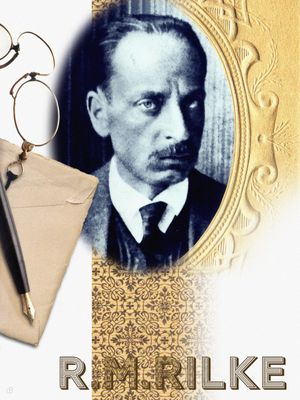 RAINER MARIA RILKE - RETRATO COLAGEM SÉRIE ESCRITORES
