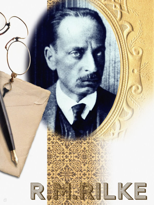 RAINER MARIA RILKE - RETRATO COLAGEM SÉRIE ESCRITORES