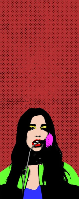 DUA LIPA POP ART - POR EDUARDO GOES