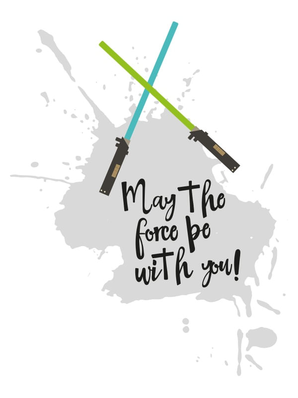 MAY THE FORÇA BE WITH VOCÊ!