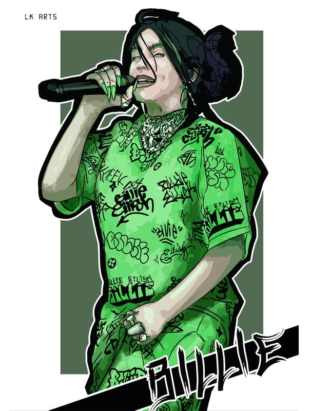 LK ART - BILLIE EILISH