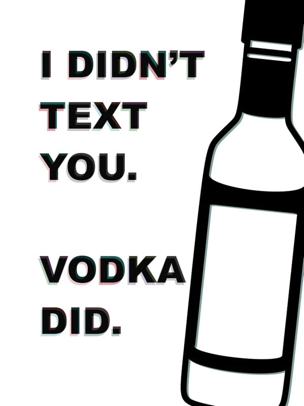 VODKA TEXT