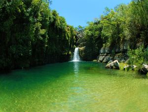 CACHOEIRA REI DO PRATA NA CHAPADA DOS VEADEIROS