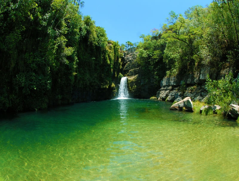 CACHOEIRA REI DO PRATA NA CHAPADA DOS VEADEIROS