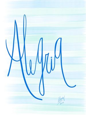 A ALEGRIA E AZUL