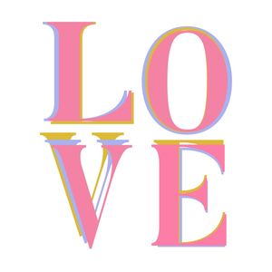 ARTE INFANTIL LOVE LETTERING