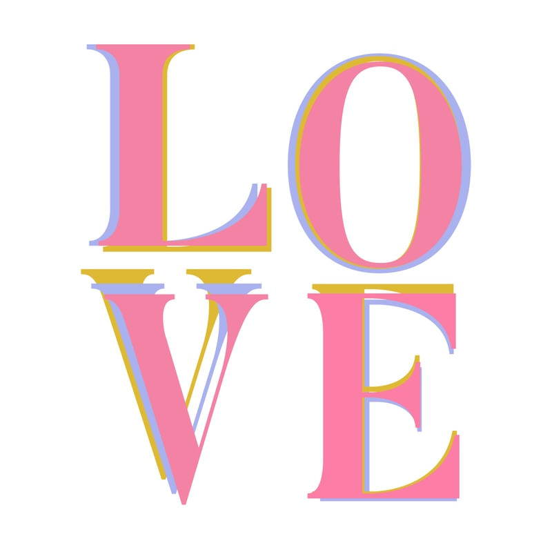 ARTE INFANTIL LOVE LETTERING