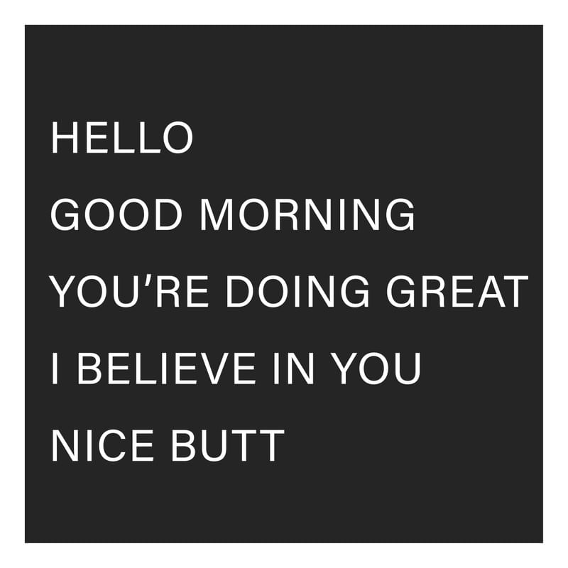 NICE MORNING