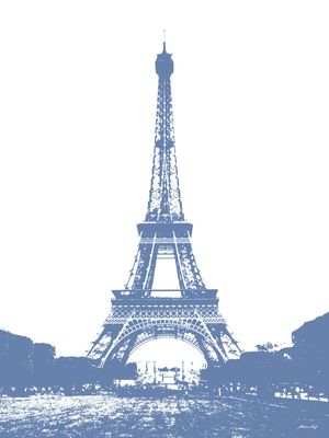 MAGNÍFICA TORRE EIFFEL AZUL
