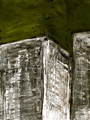 CITY VIEWS 1, OLIVE GREEN