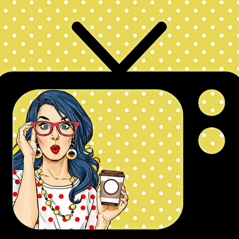 MOÇA NA TV