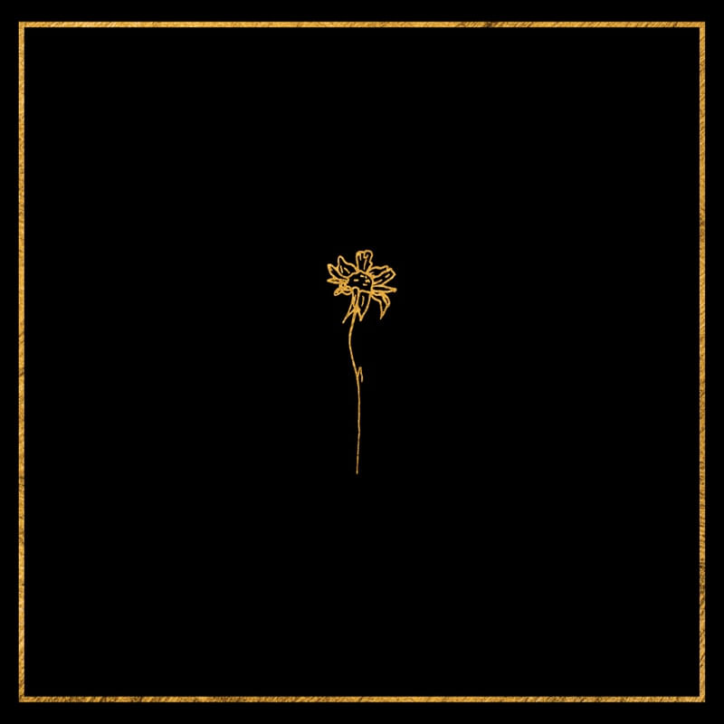 MINIMALISTIC GOLDEN SUNFLOWER