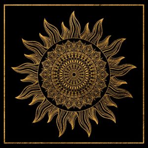 GOLDEN SUN MANDALA