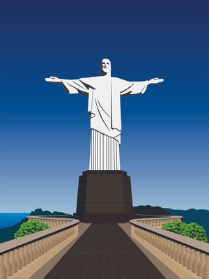CRISTO REDENTOR ILUSTRAÇÃO