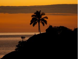 NARCER DO SOL NA ILHA