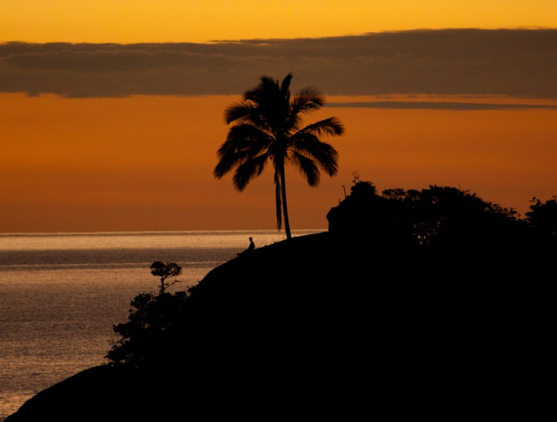 NARCER DO SOL NA ILHA