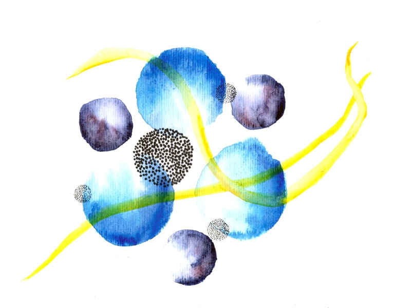 ABSTRATO BLUE PAISAGEM