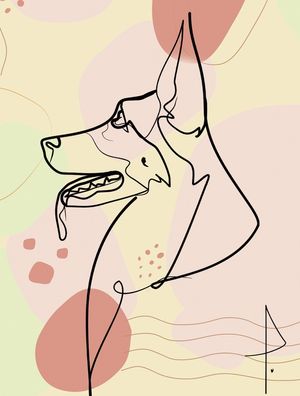 PASTOR ALEMÃO LINEART