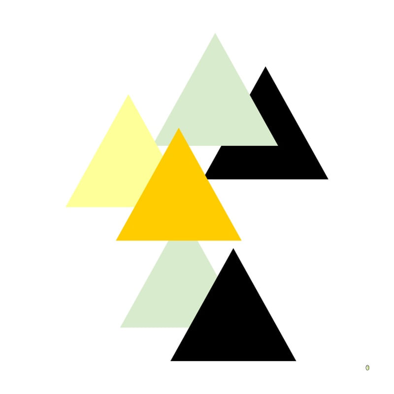 TRIÂNGULOS ABSTRATO 105 Q