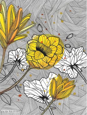 YELLOW FLOWER LINE