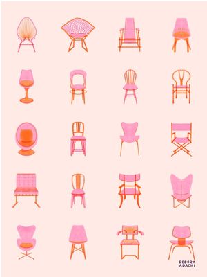 ICONIC CHAIRS - ARCHITECTURE - CADEIRAS ICÔNICAS - ARQUITETURA - DESIGN DE INTERIORES