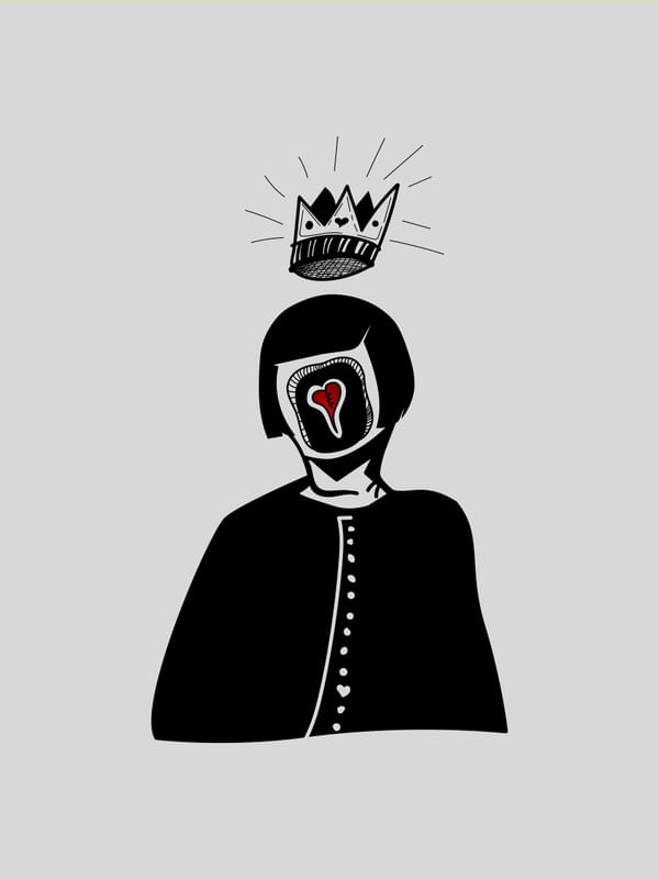 RAINHA DE CORAÇÃO FUNDO BRANCO