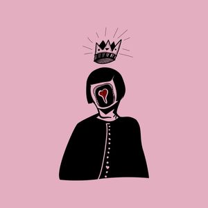 RAINHA DE CORAÇÃO FUNDO ROSA 2
