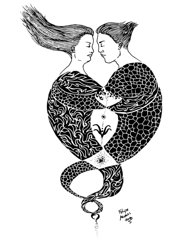 O ABRAÇO (ENTRELAÇADOS)