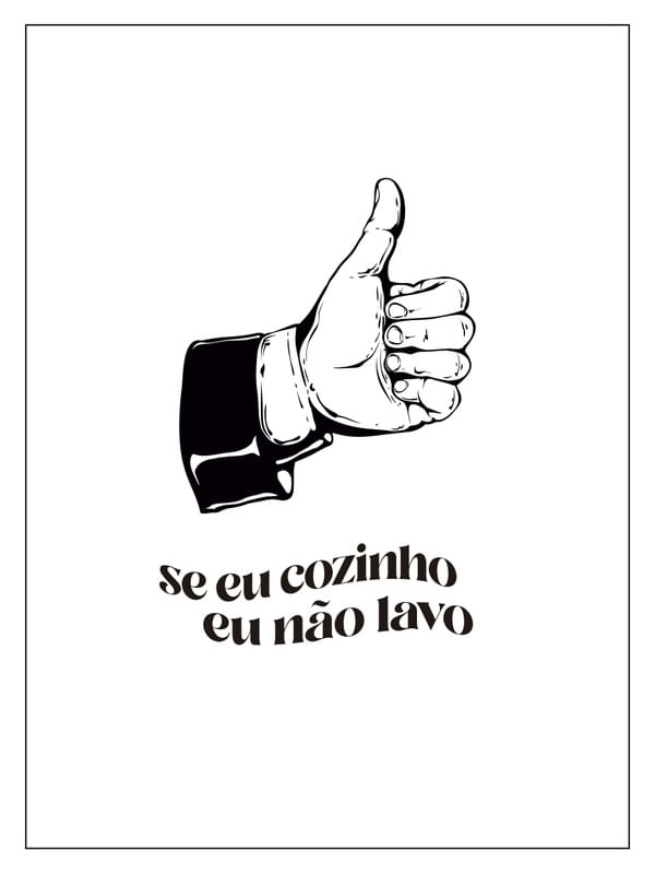 SE EU COZINHO EU NÃO LAVO 2