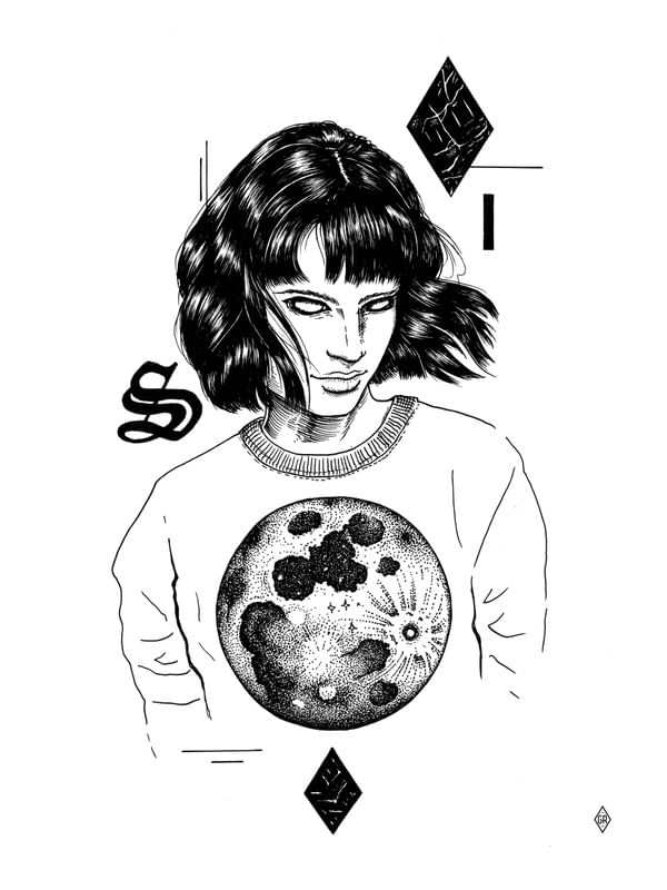 GIRL MOON $