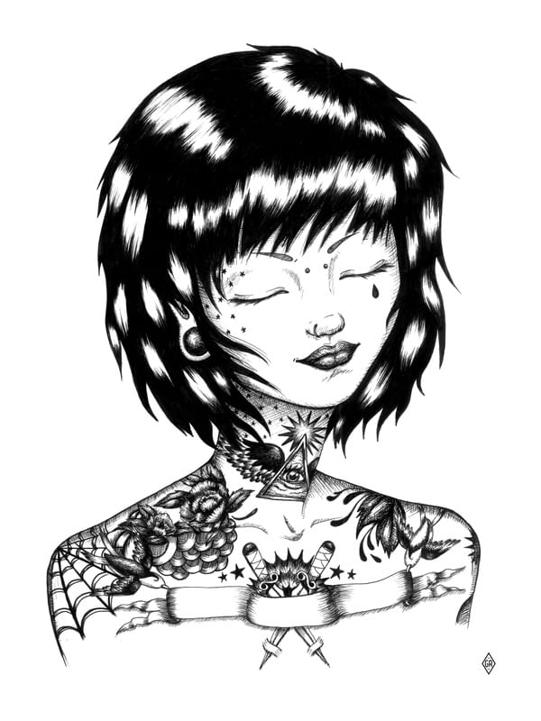 GIRL TATTOO