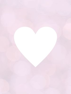 CORAÇÃO E BOLHAS ROSAS