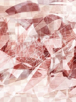 ROSEÉ ABSTRATO DA HELO - TRÍPTICO 2