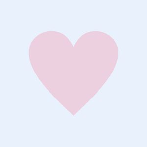 CORAÇÃO ROSA FUNDO AZUL