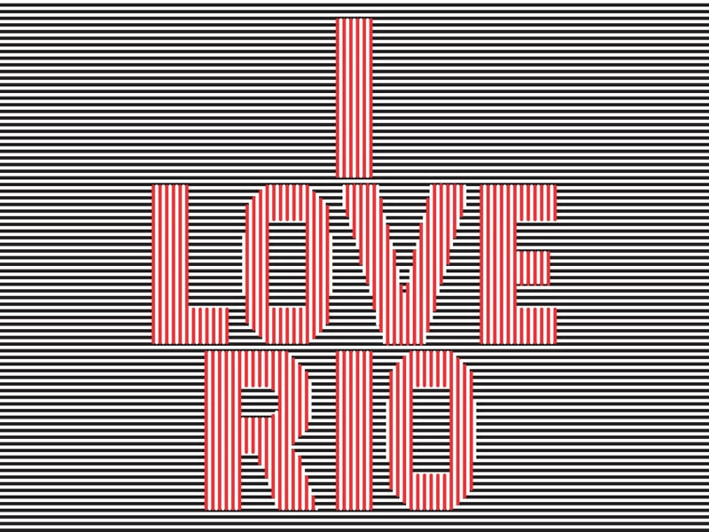 I LOVE RIO PRETO E BRANCO RED 1