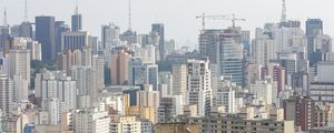 CENTRO DE SÃO PAULO COM MASP DISTANTE