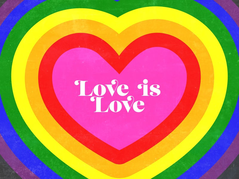 LOVE IS LOVE HEART