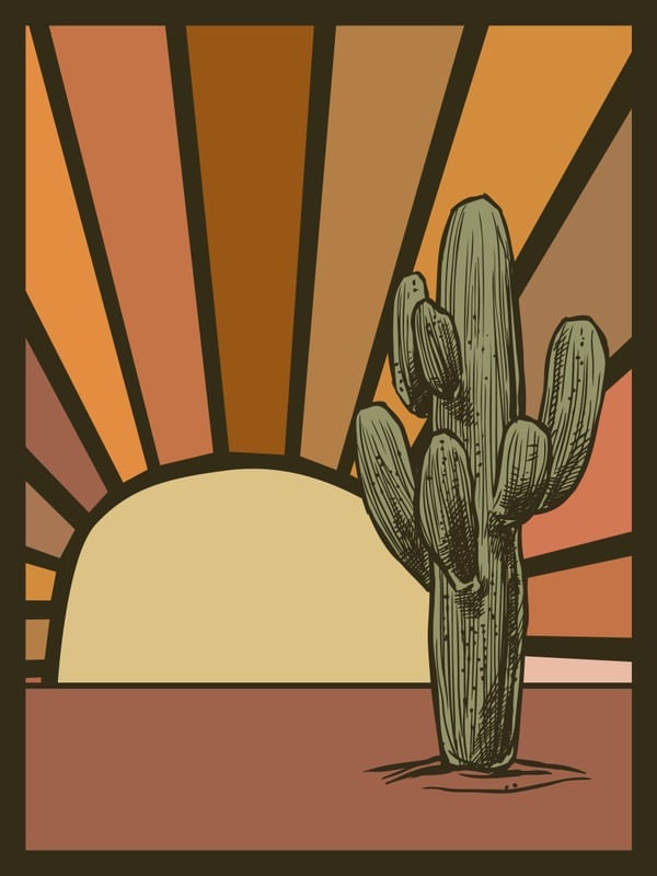 BOHO CACTUS AND SUNSHINE