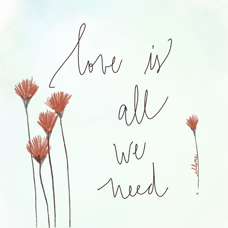 LOVE IS FLOWER