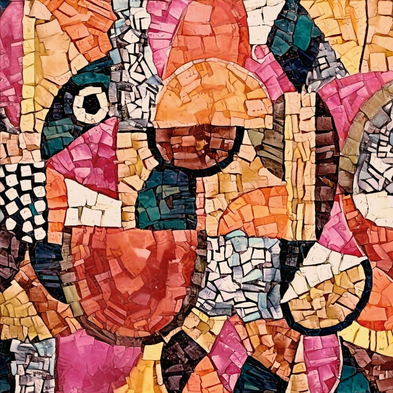 MOSAICO ABSTRATO GEOMETRICO 1