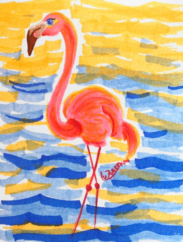 FLAMINGO, POR LUCIANA ZORZENON