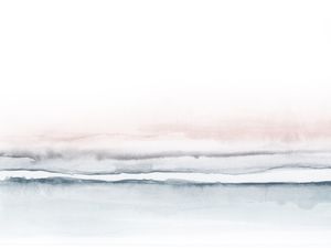 WATERCOLOR LANDSCAPE IN TWO COLORS
