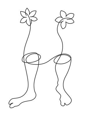 FLORES DOS PÉS