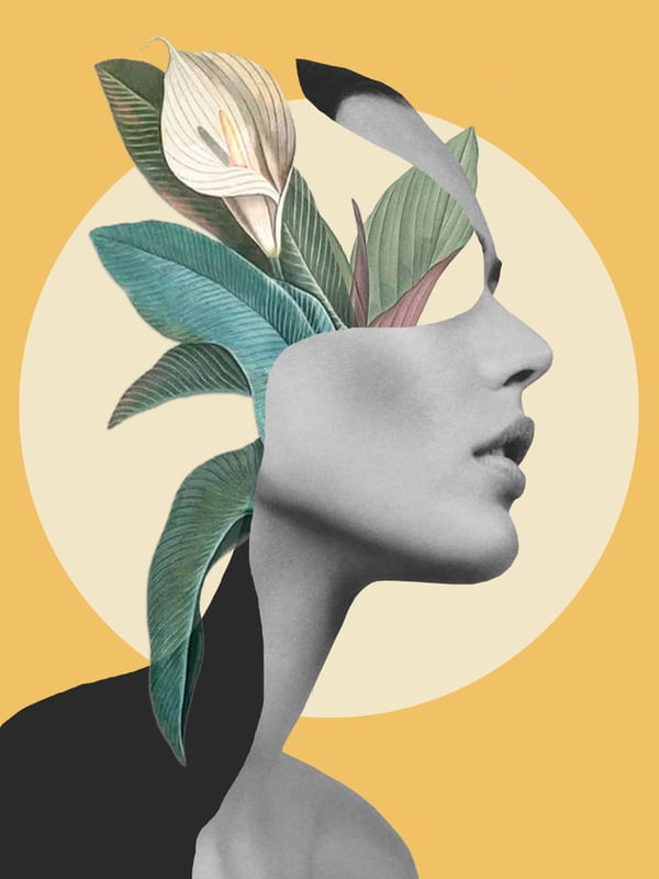 FLORAL PORTRAIT /COLLAGE 3